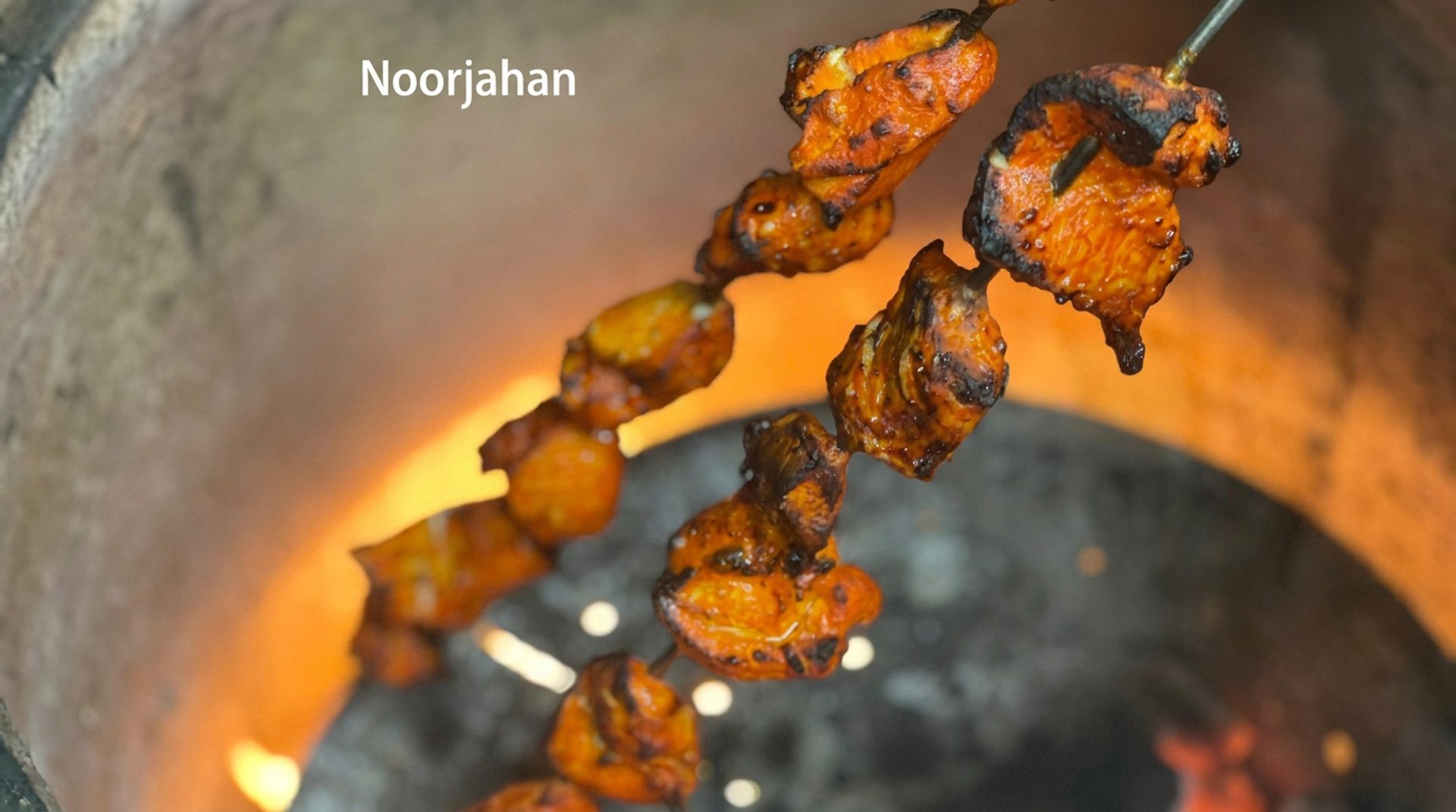 Cooking in the tandoor