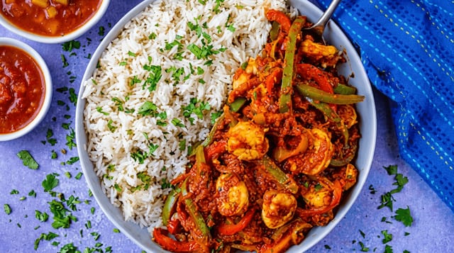 Shrimp Bhuna.