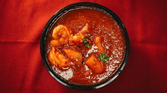 Shrimp Vindaloo.