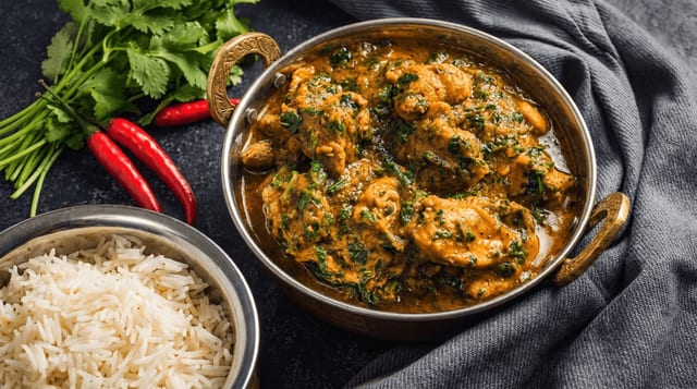 Chicken Saag.