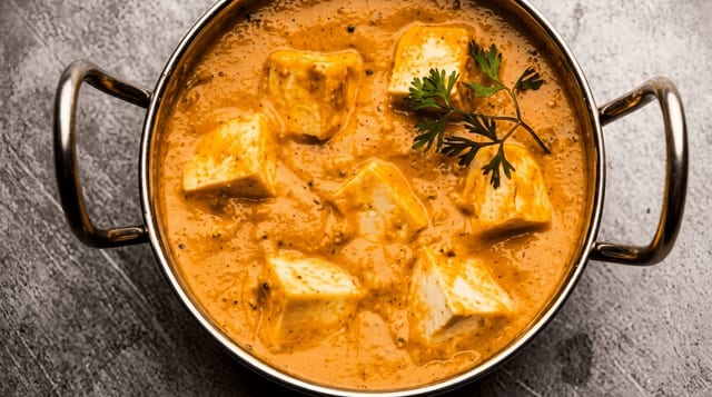 Paneer Coconut Curry.