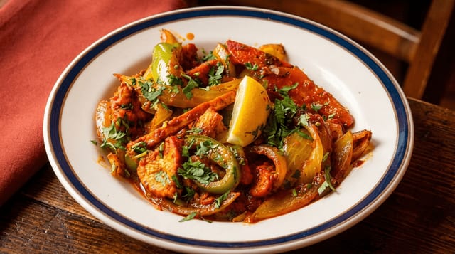 Chicken Jalfrezi.