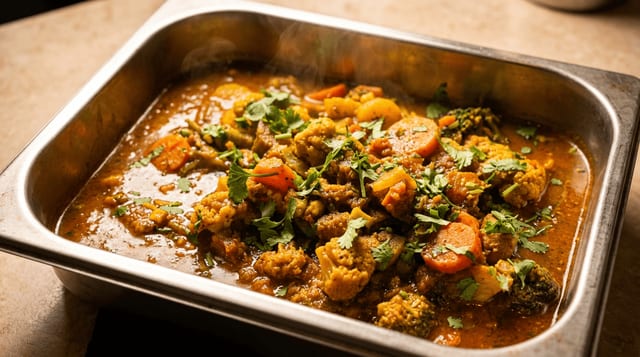 Mixed Vegetable Jalfrezi.