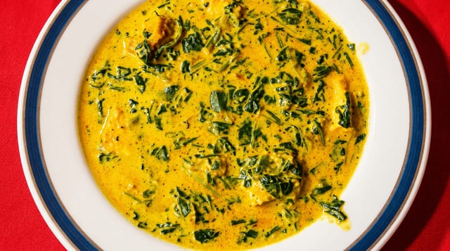 Saag Paneer.