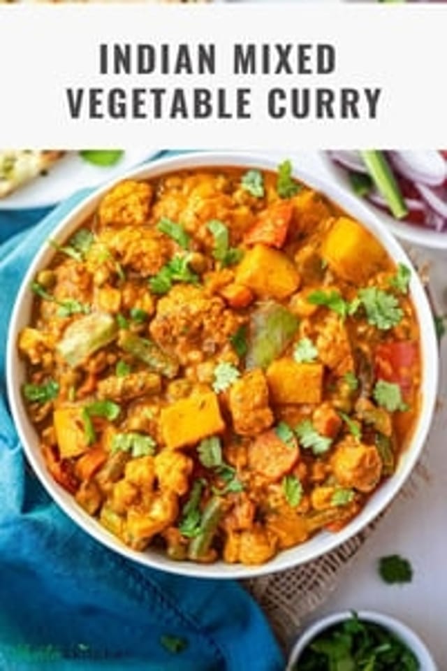 Mixed Vegetable Curry.