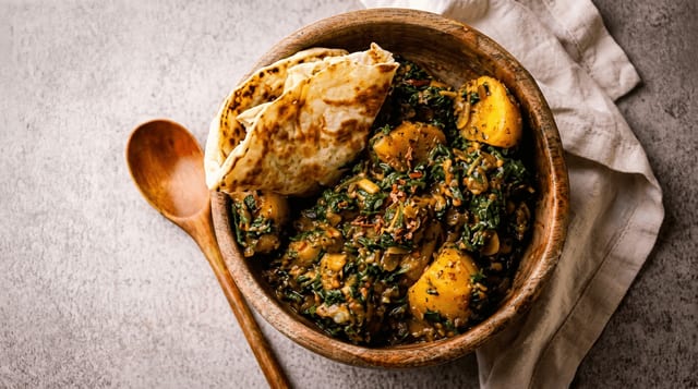 Saag Aloo.