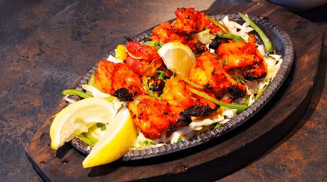 Shrimp Tandoori.