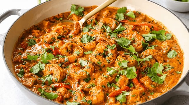 Shrimp Tikka Masala.